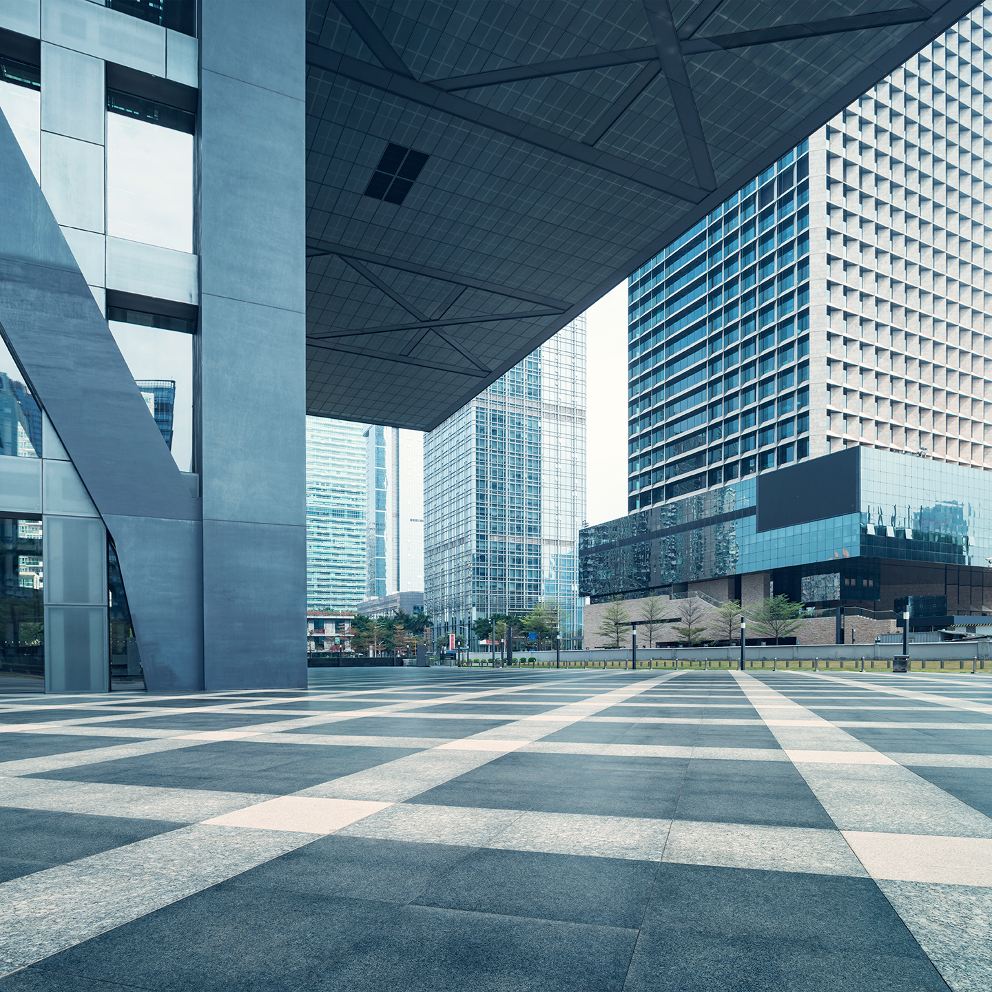 A commercial campus monitored by Envoy.