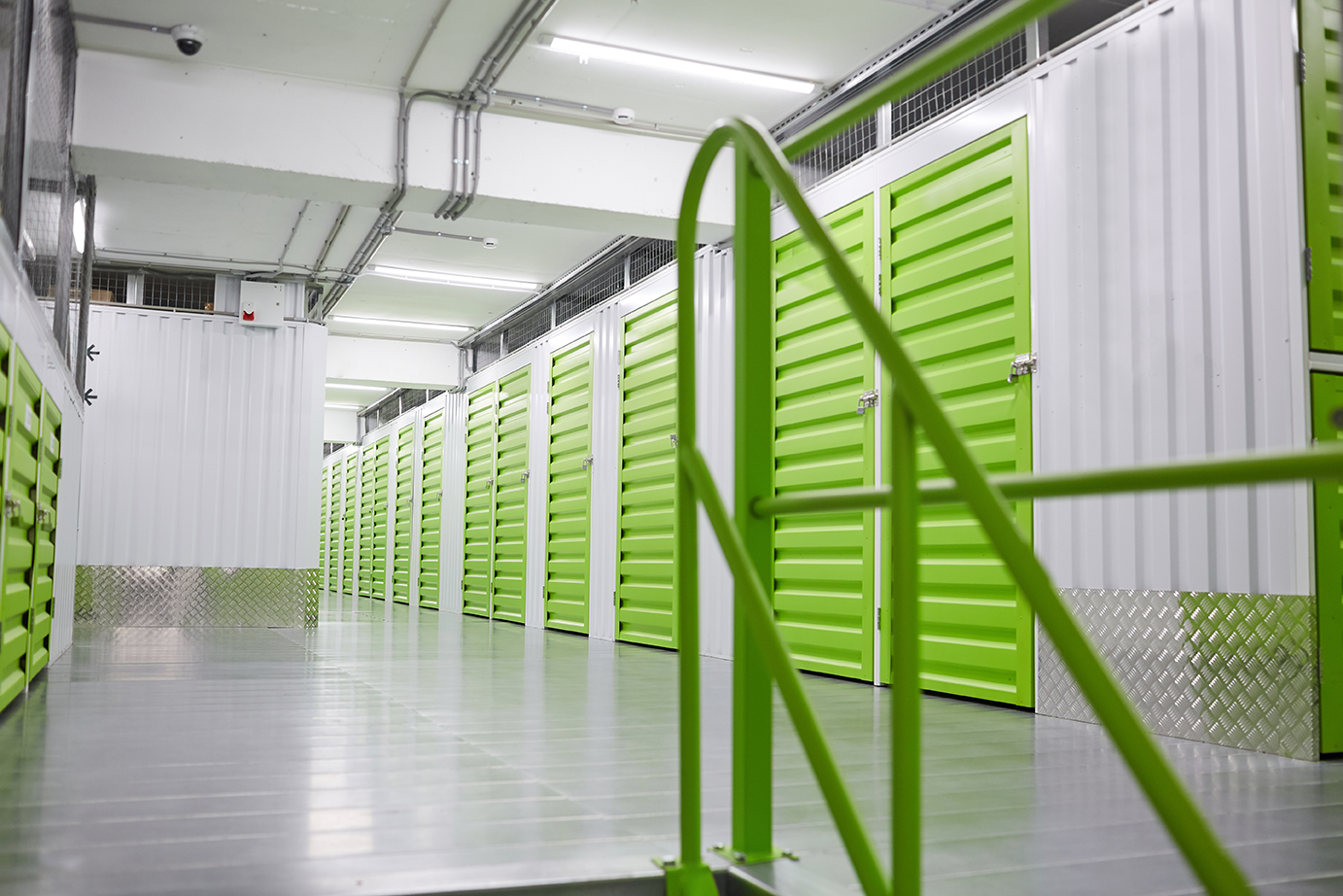Self-storage units monitored by Envoy.